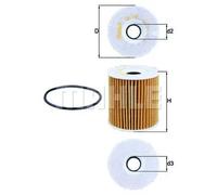 Filtro olio Cartuccia filtro OX 149D MAHLE per VOLVO S40 I S70 V70 I C70 I Coupé