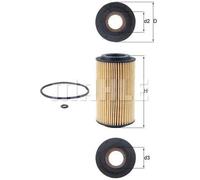 Filtro olio KNECHT OX 153D1