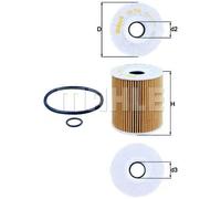 Filtro olio Cartuccia filtro OX 156D1 KNECHT per OPEL OMEGA B OMEGA B Familiare