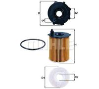 Filtro olio KNECHT OX 171/16D