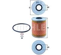 Filtro olio KNECHT OX 187D