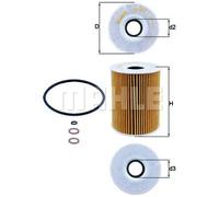 MAHLE ORIGINAL Filtro Olio OX 254D3 BMW,3 Sedan (E90),3 Coupe (E92),3 Cabrio (E93)