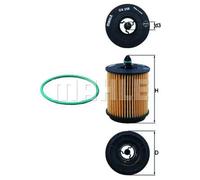 MAHLE ORIGINAL OX 258D Filtro olio