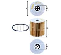 Filtro olio MAHLE KNECHT OX 339/2D