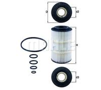 Filtro olio Cartuccia filtro OX 345/7D KNECHT per MERCEDES-BENZ PUCH CHRYSLER