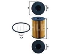 MAHLE ORIGINAL Filtro Olio BMW,ALPINA,ROLLS-ROYCE OX 353/7D 11427580676,11427583220,11427600089 11427848321,7583220,7600089,7610025OHNEDICHTUNG