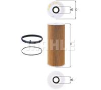Knecht Filter Filtro olio cartuccia OX 381D per Audi VW Porsche