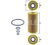 MAHLE ORIGINAL OX 383D Filtro olio