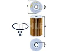 Filtro olio Cartuccia filtro OX 388D KNECHT per VW SKODA AUDI SEAT MULTICAR