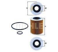 Filtro olio Cartuccia filtro OX 413D1 KNECHT per TOYOTA LEXUS