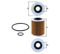 Filtro olio Cartuccia filtro OX 413D1 MAHLE per TOYOTA LEXUS