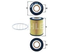 Filtro olio Cartuccia filtro OX 433D KNECHT per VOLVO LAND ROVER