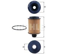 Knecht OX 559D Filtro Motore