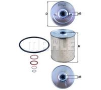 Filtro olio Cartuccia filtro OX 85D KNECHT per MERCEDES-BENZ T2/L Furgone LP