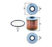 Filtro olio KNECHT OX 91D