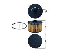 Filtro olio Cartuccia filtro OX 968D MAHLE per RENAULT DACIA SMART MERCEDES-BENZ
