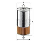 Filtro olio Cartuccia filtro PF 1050/1 n MANN-FILTER per MERCEDES-BENZ SSANGYONG