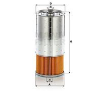 Filtro olio Cartuccia filtro PF 1055/1 n MANN-FILTER per MERCEDES-BENZ