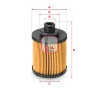Filtro olio Cartuccia filtro S 5031 PE SOFIMA per FIAT OPEL LANCIA SUZUKI TATA