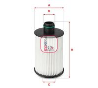 Filtro olio Cartuccia filtro S 5088 PE SOFIMA per CHEVROLET OPEL
