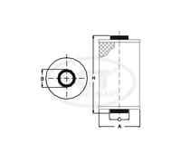 Filtro olio Cartuccia filtro SH 4793 P SCT - MANNOL per FORD CITROËN MAZDA VOLVO