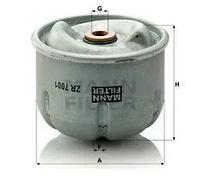 MANN-FILTER ZR 7001 Filtro dell'olio - per Autovetture + veicoli commeriali