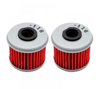 Filtro 'olio compatibile con CRF250X CRF 250x CRF250 X CRF 250 X 2004 2005 2006 2007 2008 2009 2009 TRX450R TRX 450R 2004 2005 Modelli adattati a bici da sporco e ATVS(2 PIECES)