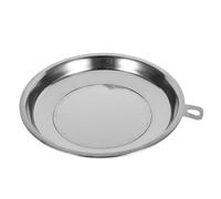 Filtro Olio da Cucina in Acciaio Inox a Maglia Fine Argento | Contenitori di Lardo e Grasso, Manico Ergonomico, Adatto a Infusione del Tè e Lavorazioni Alimentari