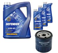 Filtro Olio DENCKERMANN MANNOL Defender 10W-40 8L Per Fiat Panda 1.2 1.1