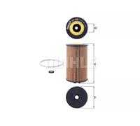 MAGNETI MARELLI 154072366594 filtro olio a cartuccia motore auto tagliando