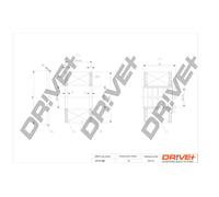 Filtro Olio Drve+ DP1110.11.0055 Per Ford, Jaguar, Ldv, Lti