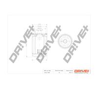 Filtro Olio Drve+ DP1110.11.0056 Per Audi, Maserati, Seat, Skoda, VW