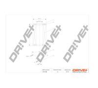 Filtro Olio Drve DP1110.11.0059 Per NISSAN, RENAULT