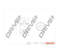 Filtro Olio Drve+ DP1110.11.0073 Per SEAT, SKODA, VW
