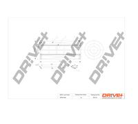 Filtro Olio Drve+ DP1110.11.0121 Per MERCEDES-BENZ