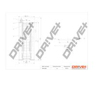 Filtro Olio Drve+ DP1110.11.0124 Per ALPINA, BMW