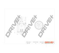 Filtro Olio Drve+ DP1110.11.0181 Per CADILLAC, CHEVROLET, MG, OPEL, VAUXHALL