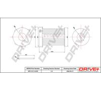 Filtro Olio Drve+ DP1110.11.0197 Per AUDI, PORSCHE, VW