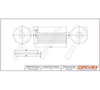 Filtro Olio Drve+ DP1110.11.0206 Per CITROËN, JAGUAR, LAND ROVER, PEUGEOT