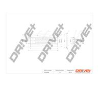 Filtro Olio Drve+ DP1110.11.0220 Per BMW, MINI