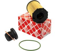 Filtro Olio Febi 170089 + Tappo Scarico 171173 per Audi A7 Q7 Porsche VW Touareg