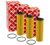 Filtro Olio FEBI 182956 3 Pezzi Per Mercedes E-Class C-Class Vito