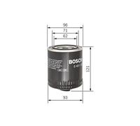 Filtro olio Filtro ad avvitamento 0 451 103 028 BOSCH per FENDT LANCIA