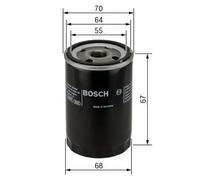 Bosch P2058 - Filtro Olio