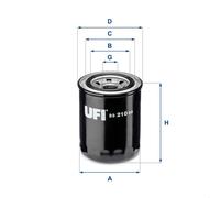 Ufi Filtro Olio Suzuki 23.210.00