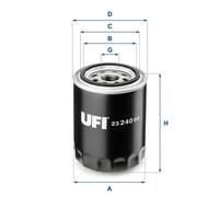 Filtro olio Filtro ad avvitamento 23.240.00 UFI per NISSAN FORD INFINITI