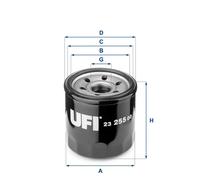 Filtro olio Filtro ad avvitamento 23.255.00 UFI per CHEVROLET DAIHATSU SUZUKI