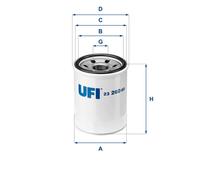 UFI 23.260.00 Filtro olio