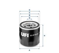 Filtro olio Filtro ad avvitamento 23.416.00 UFI per ROVER FORD FORD USA MORGAN