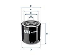 UFI 24.528.01 Filtro carburante